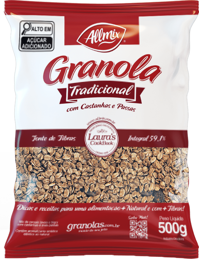 Granola Tradicional com Castanhas e Passas 500g