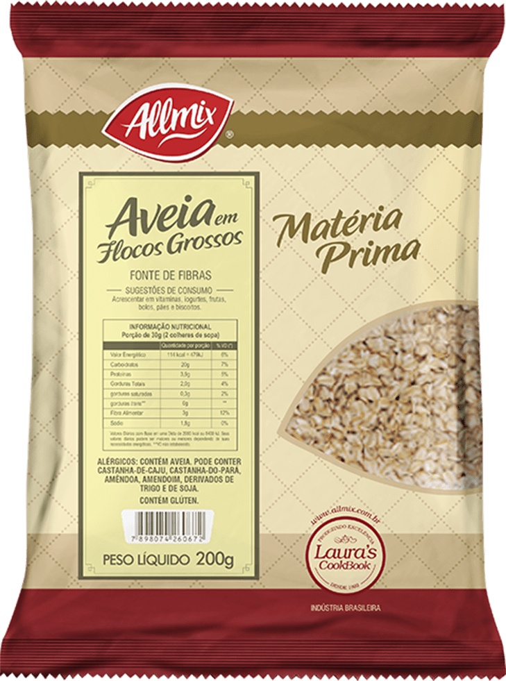 AVEIA EM FLOCOS GROSSOS - 200 gr